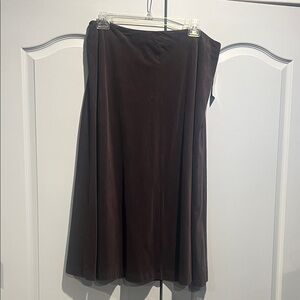Charter Club Rich Brown A-Line Skirt